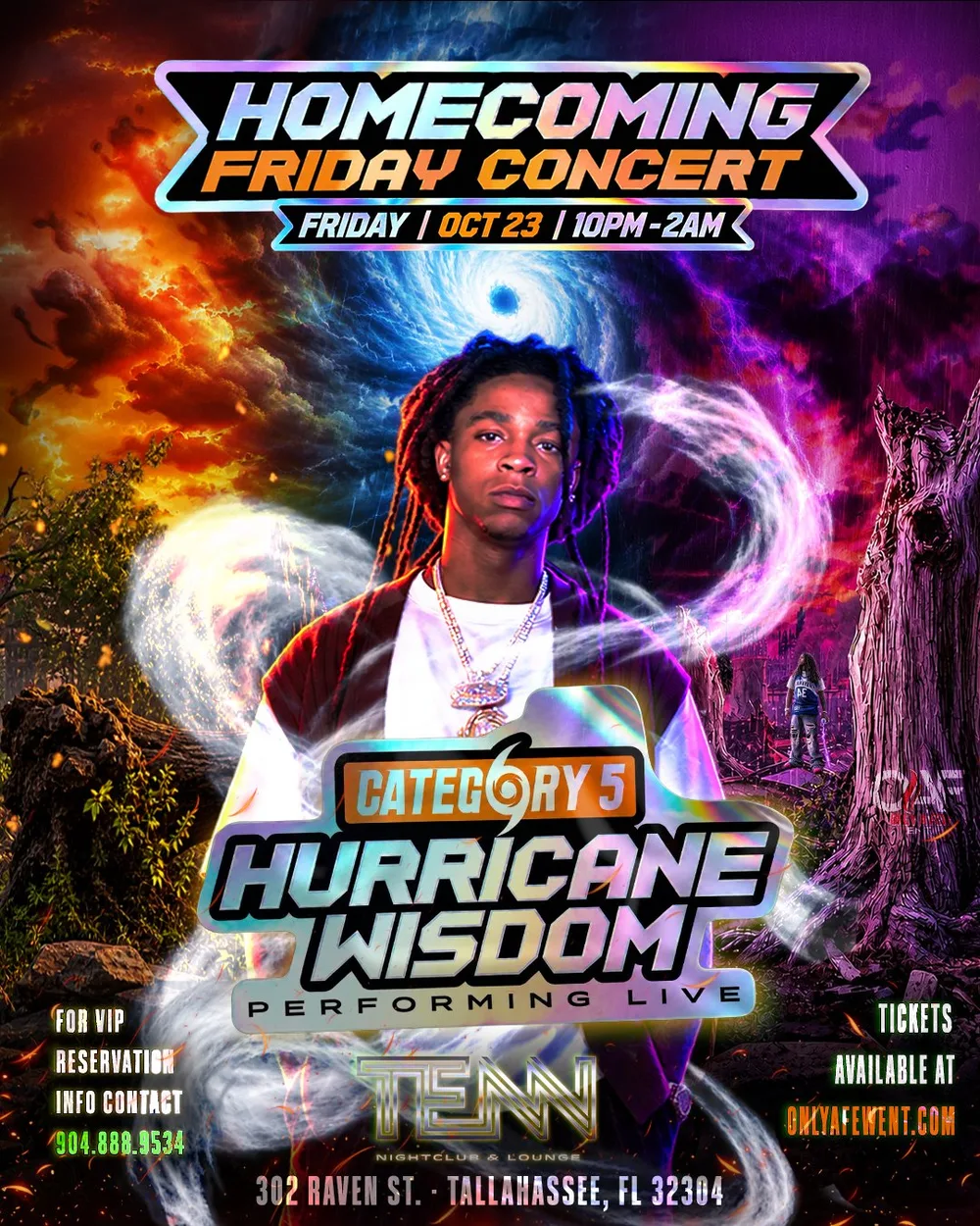 Hurricane Wisdom flyer