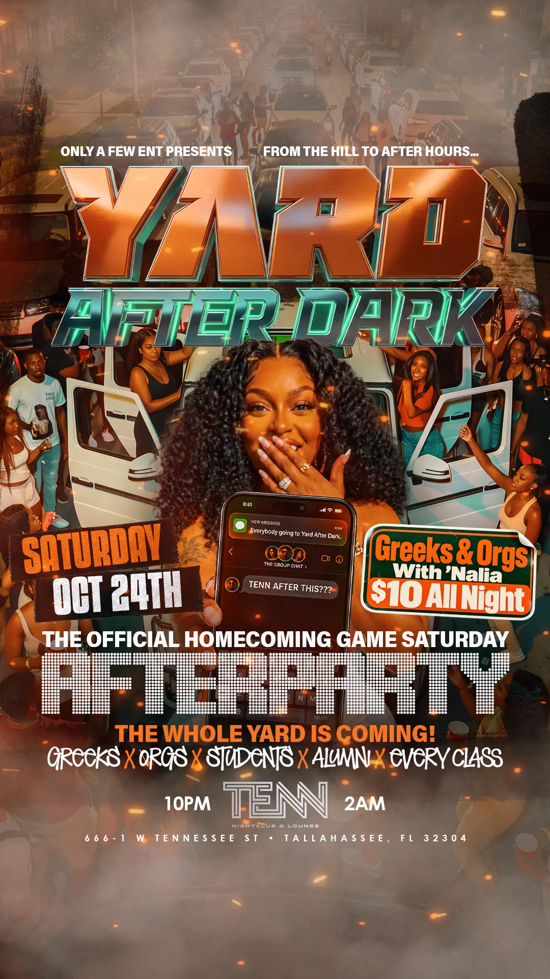Yard After Dark flyer