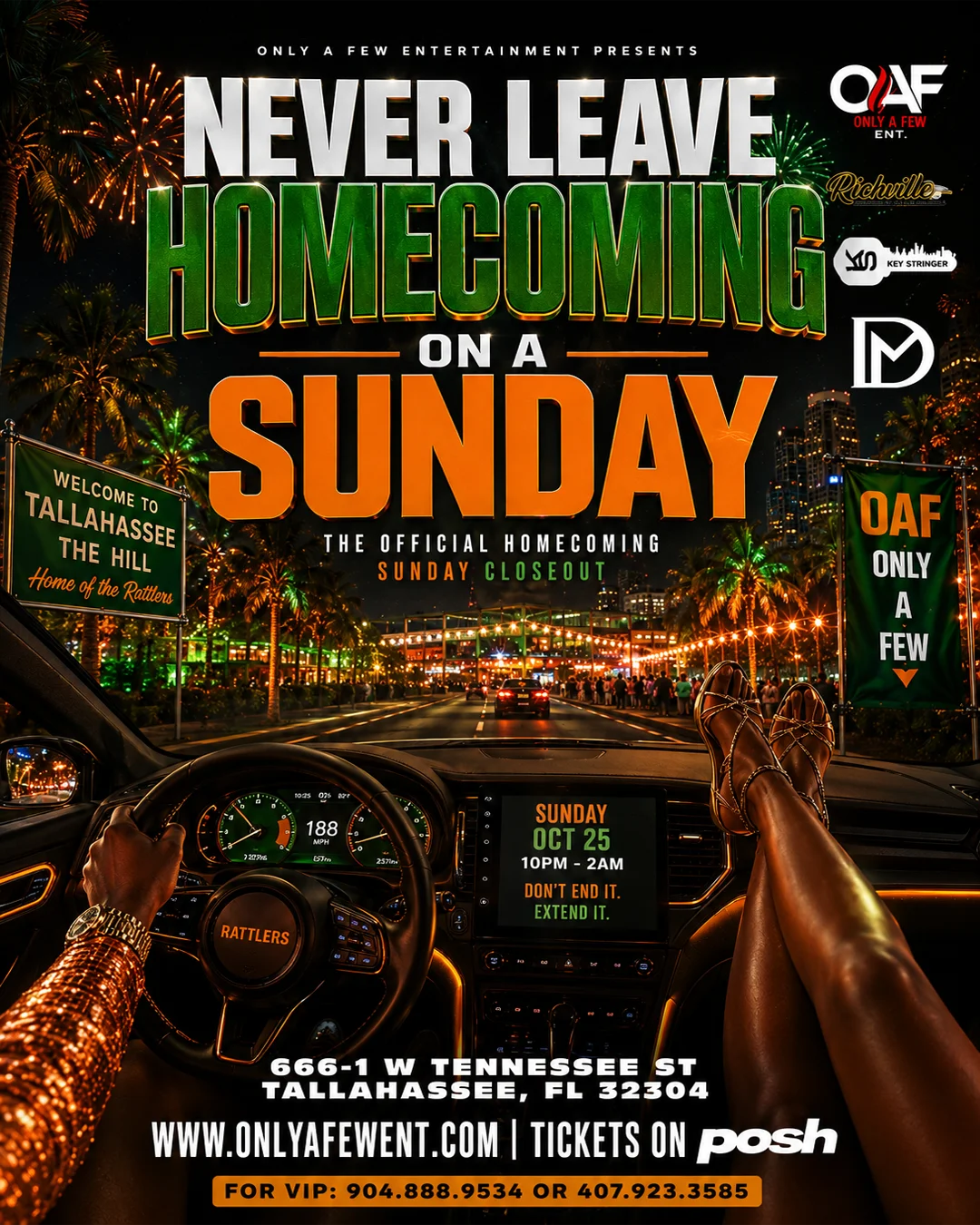 Never Leave on a Sunday flyer