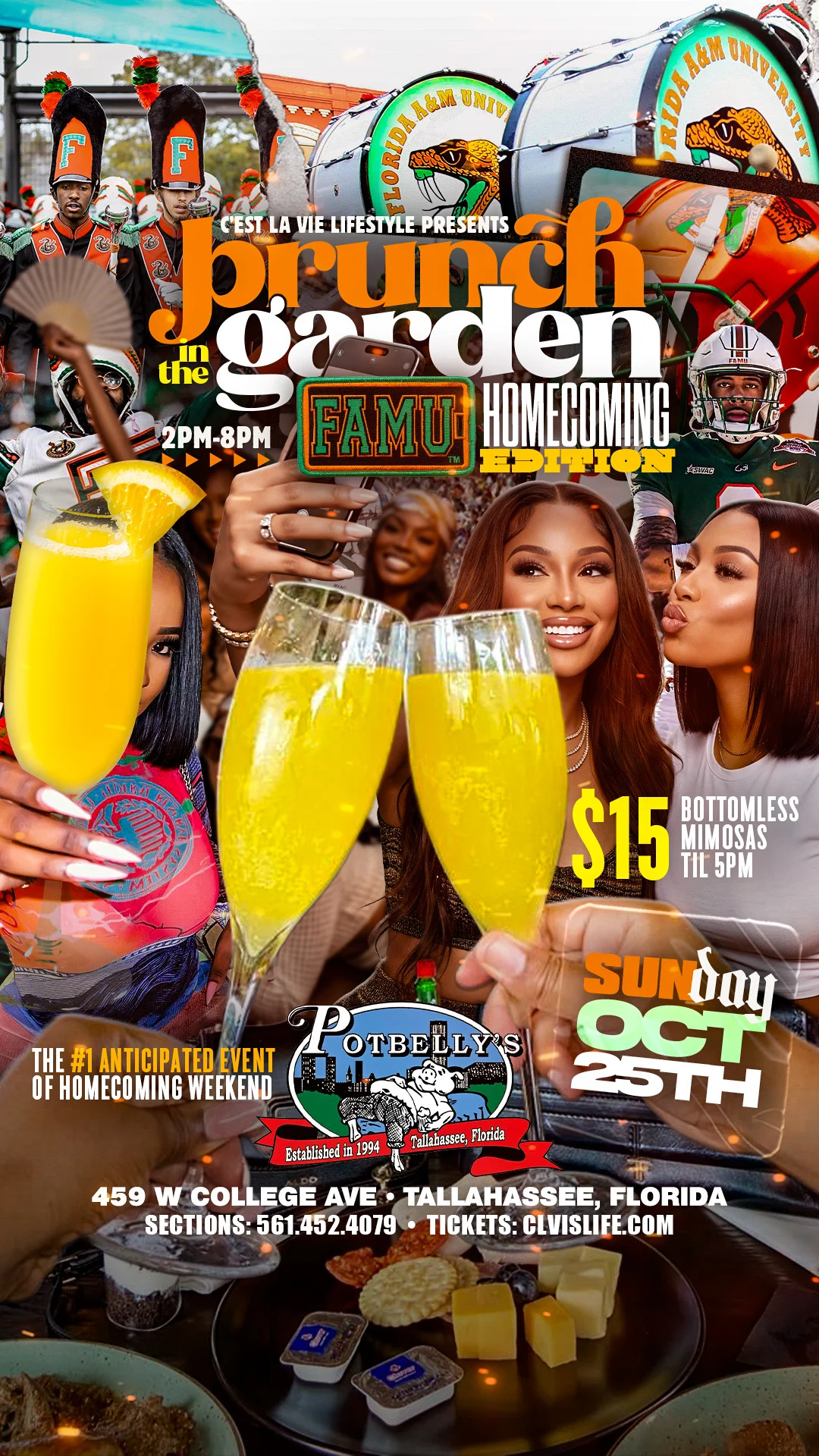 Brunch in the Garden flyer
